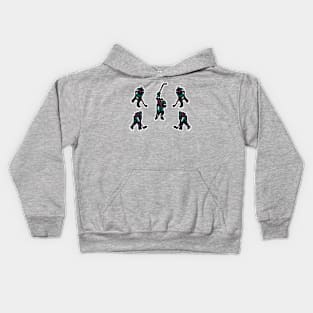 Blades of Steel (AMD) Kids Hoodie